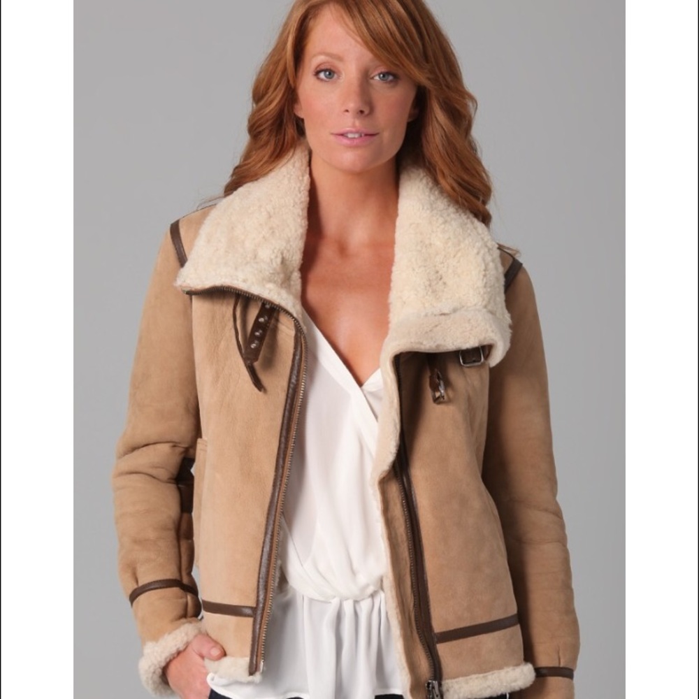 Joie Shearling Jacket. Size small